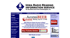 Desktop Screenshot of iowaradioreading.org